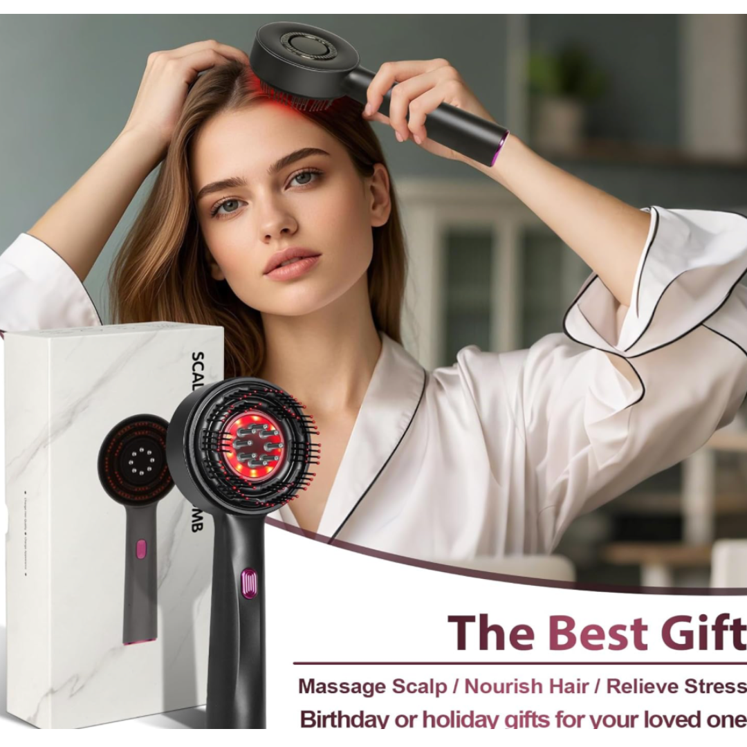 Peine Masajeador con Guía Líquida